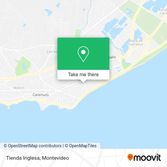 Mapa de Tienda Inglesa