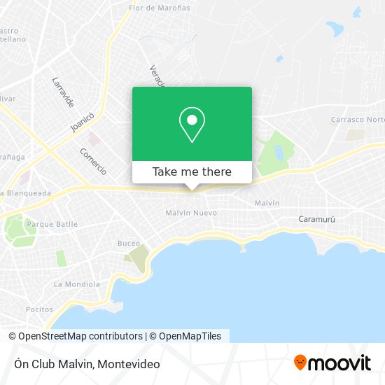 Ón Club Malvin map