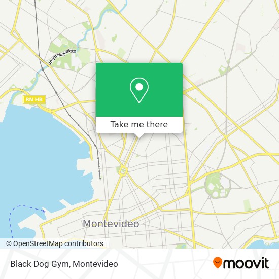 Black Dog Gym map