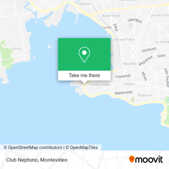 Club Neptuno map