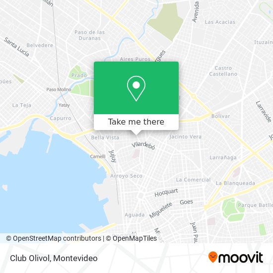 Club Olivol map