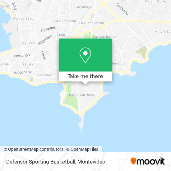 Defensor Sporting Basketball map