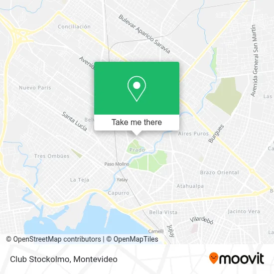 Club Stockolmo map