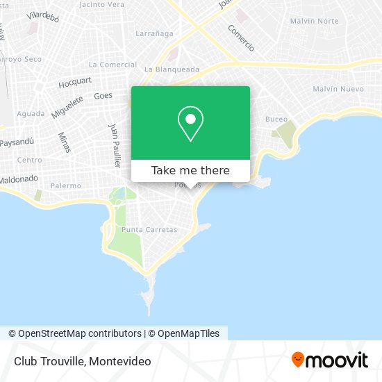 Club Trouville map