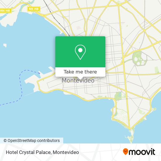 Hotel Crystal Palace map