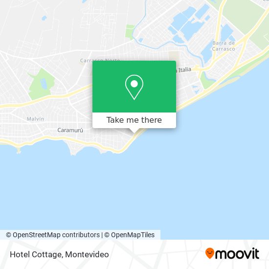 Mapa de Hotel Cottage