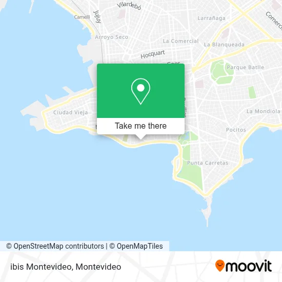 ibis Montevideo map