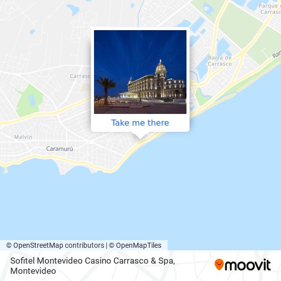 Sofitel Montevideo Casino Carrasco & Spa map