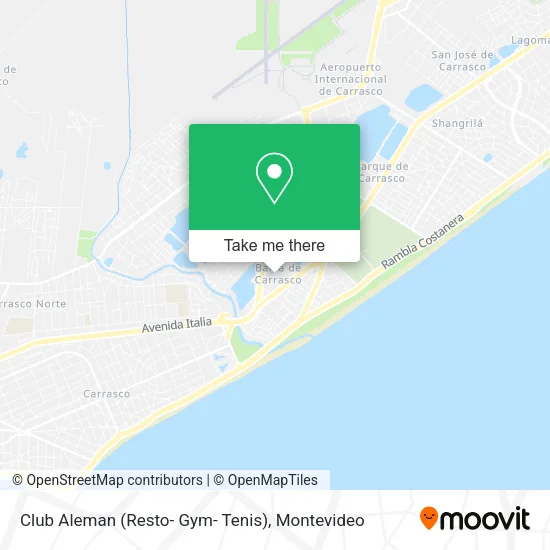 Club Aleman (Resto- Gym- Tenis) map