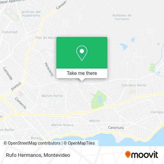 Rufo Hermanos map