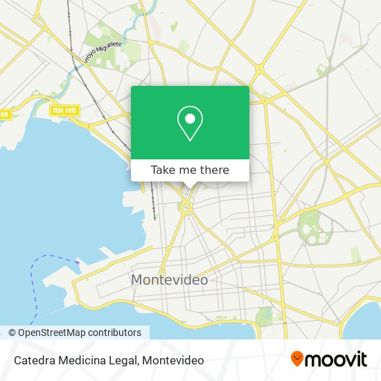 Catedra Medicina Legal map