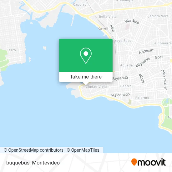 buquebus map