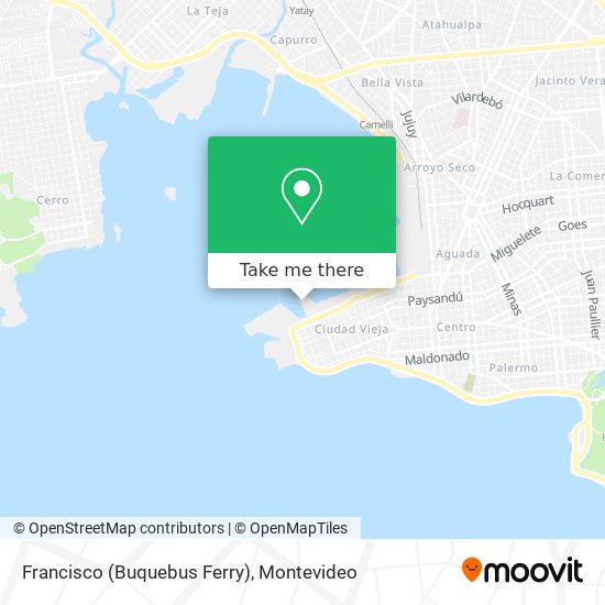 Francisco (Buquebus Ferry) map