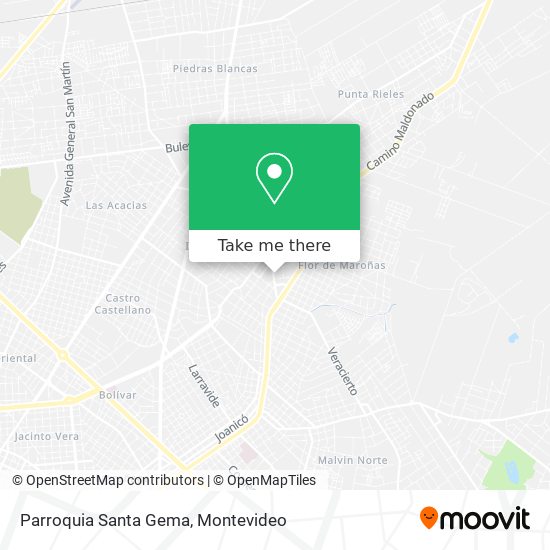 Parroquia Santa Gema map