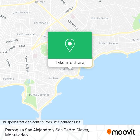 Mapa de Parroquia San Alejandro y San Pedro Claver