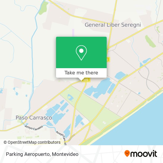 Parking Aeropuerto map