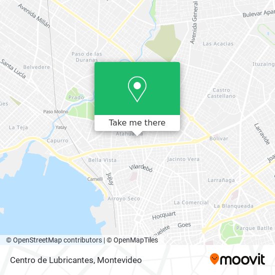 Centro de Lubricantes map