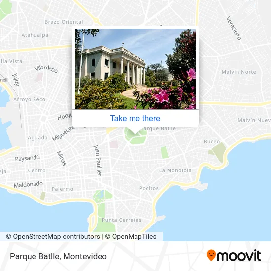 Mapa de Parque Batlle