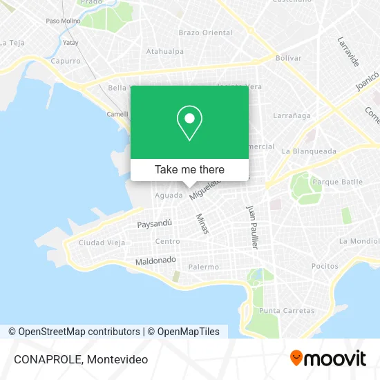 CONAPROLE map