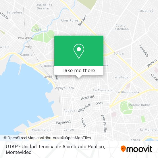 UTAP - Unidad Técnica de Alumbrado Público map