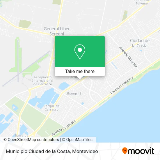 Mapa de Municipio Ciudad de la Costa