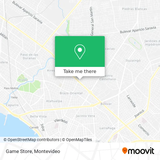 Game Store map
