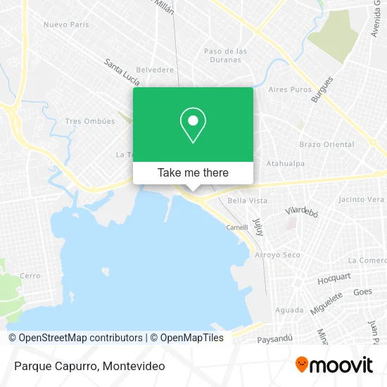 Parque Capurro map