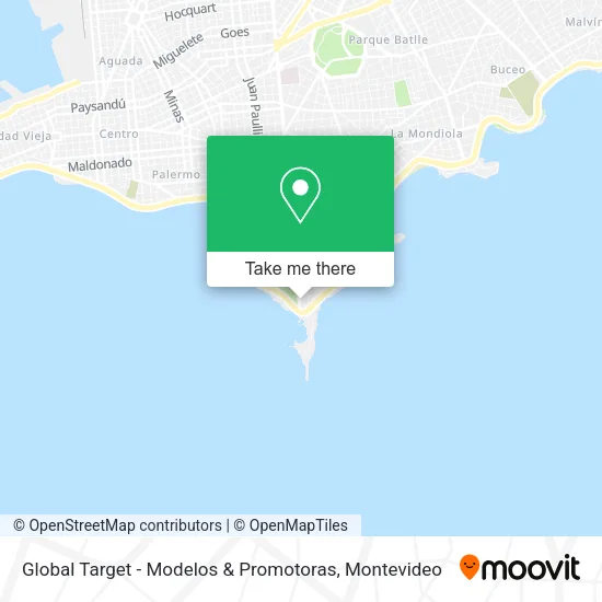 Global Target - Modelos & Promotoras map