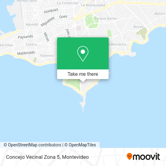 Concejo Vecinal Zona 5 map