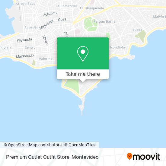 Premium Outlet Outfit Store map