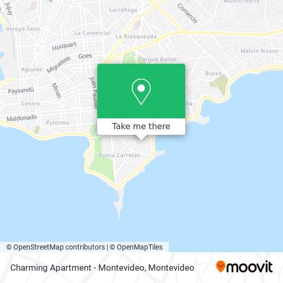 Charming Apartment - Montevideo map