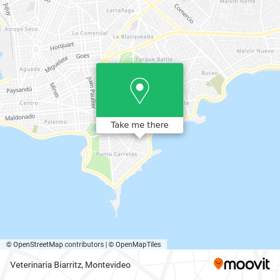 Veterinaria Biarritz map