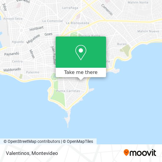 Valentinos map