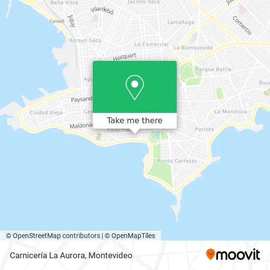 Carnicería La Aurora map