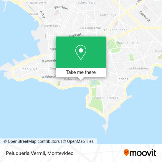 Peluquería Vermil map