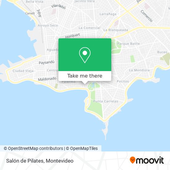 Mapa de Salón de Pilates