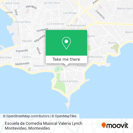 Escuela de Comedia Musical Valeria Lynch Montevideo map