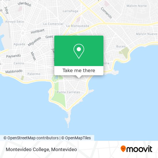 Montevideo College map