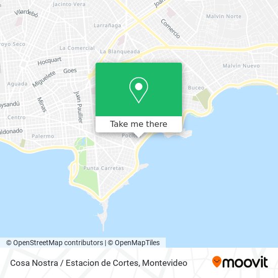 Cosa Nostra / Estacion de Cortes map
