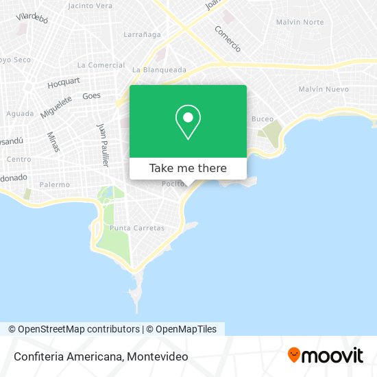 Mapa de Confiteria Americana