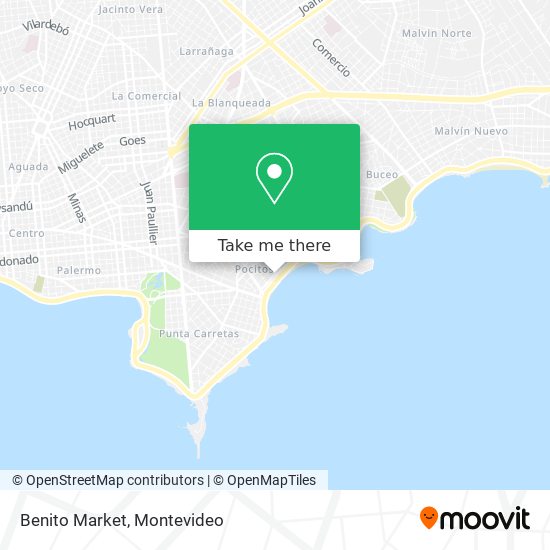 Benito Market map