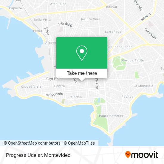 Mapa de Progresa Udelar
