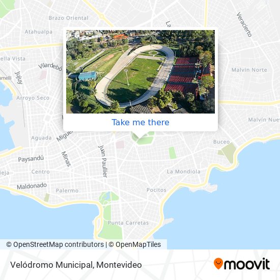 Velódromo Municipal map
