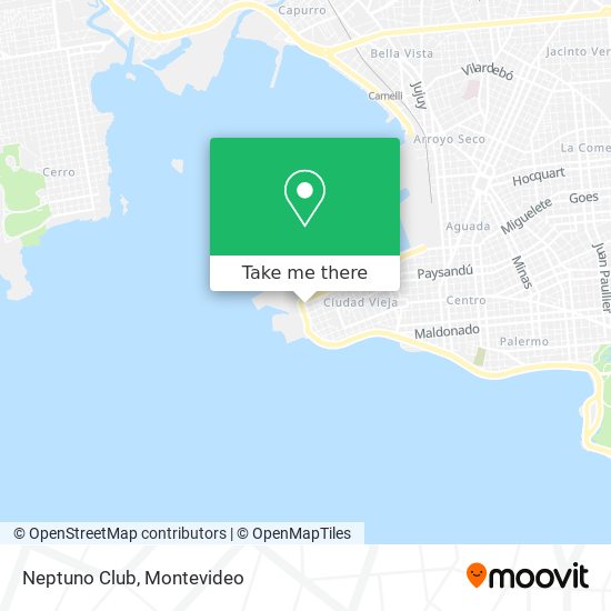 Neptuno Club map