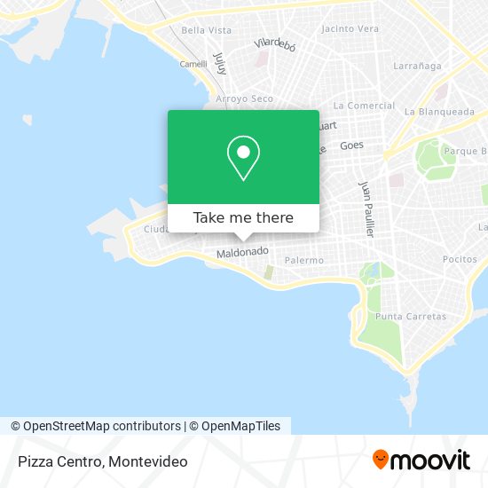 Pizza Centro map