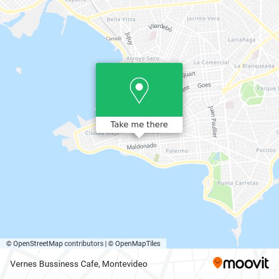 Vernes Bussiness Cafe map
