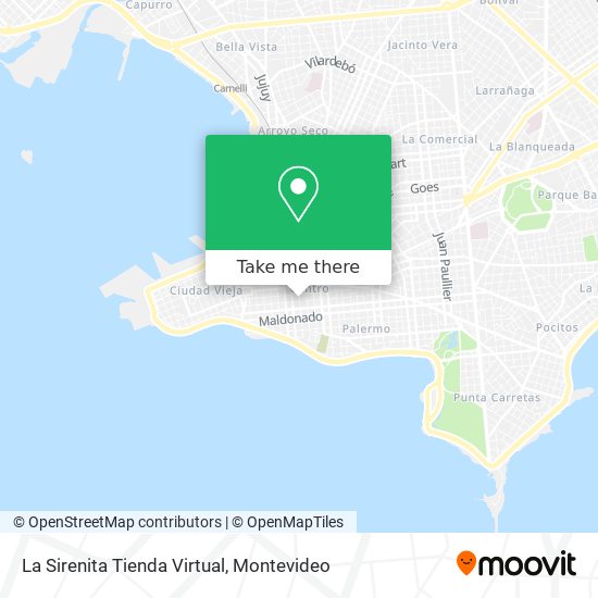 La Sirenita Tienda Virtual map