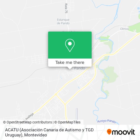 ACATU (Asociación Canaria de Autismo y TGD Uruguay) map