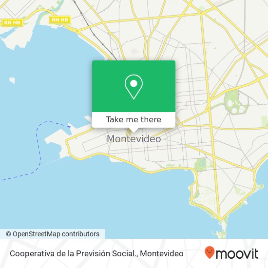 Cooperativa de la Previsión Social. map