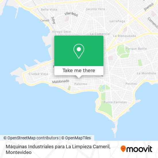 Mapa de Máquinas Industriales para La Limpieza Cameril